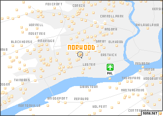 map of Norwood