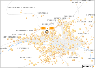 map of Norwood