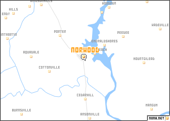 map of Norwood