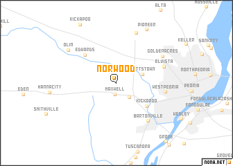 map of Norwood
