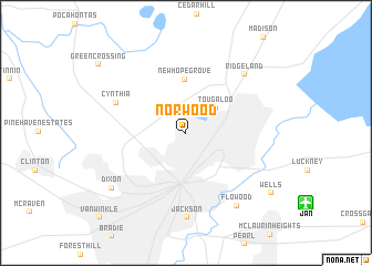 map of Norwood