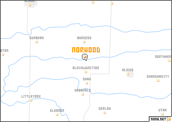 map of Norwood