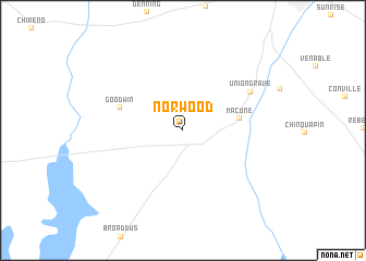 map of Norwood