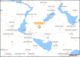 map of Nosaby