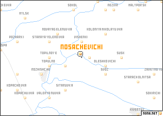 map of Nosachevichi