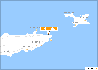 map of Nosappu