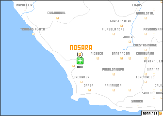 map of Nosara