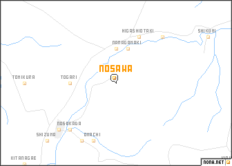 map of Nosawa