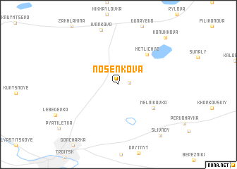 map of Nosenkova
