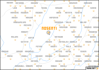 map of Nosenti
