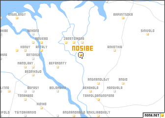 map of Nosibe