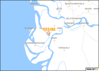 map of Nosibe