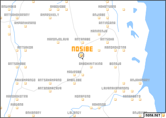 map of Nosibe