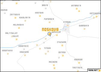 map of Noskova