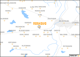 map of Noskovo