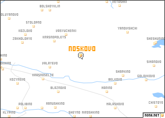 map of Noskovo