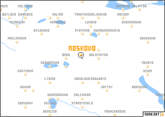 map of Noskovo