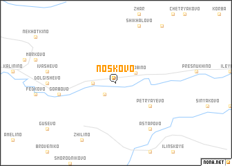 map of Noskovo