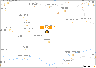 map of Noskovo