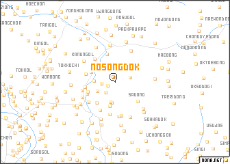 map of Nosongdŏk