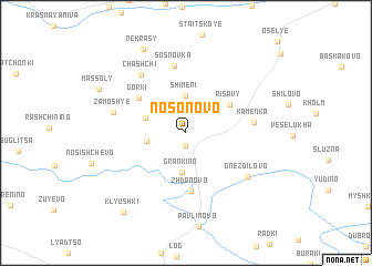 map of Nosonovo