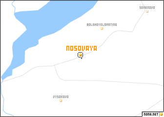 map of Nosovaya