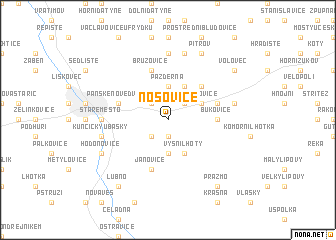 map of Nošovice