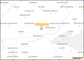 map of Nosovka