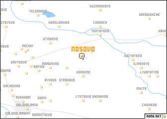 map of Nosovo