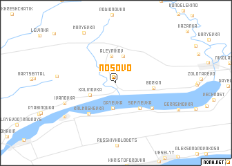 map of Nosovo