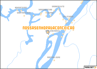 map of Nossa Senhora da Conceição