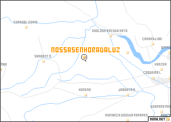 map of Nossa Senhora da Luz