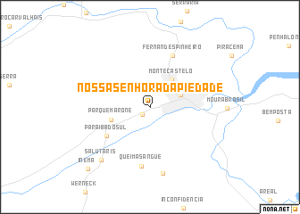 map of Nossa Senhora da Piedade