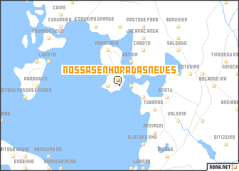 map of Nossa Senhora das Neves