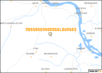 map of Nossa Senhora de Lourdes