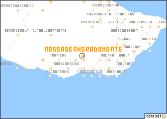 map of Nossa Senhora do Monte