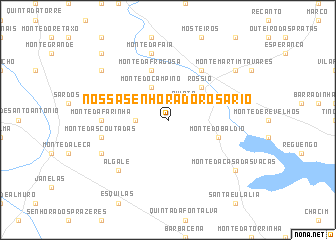 map of Nossa Senhora do Rosário