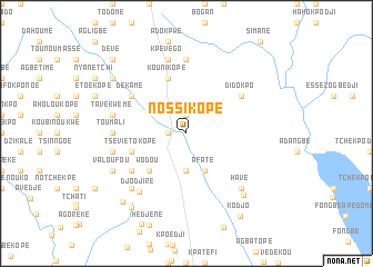 map of Nossikopé