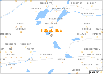 map of Nösslinge