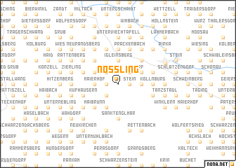map of Nößling