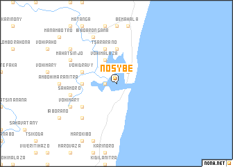 map of Nosy-Be