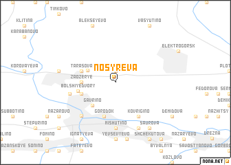 map of Nosyreva