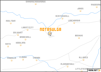 map of Notasulga
