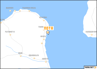 map of Nota