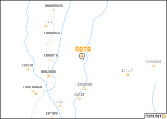 map of Nota