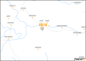 map of Nóta