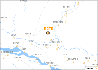 map of Nota