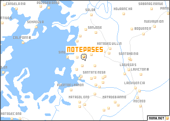 map of Notepases