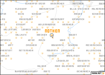 map of Nöthen