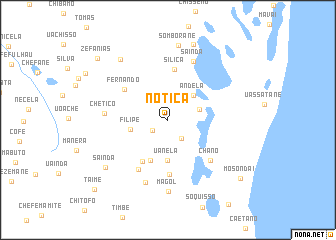 map of Notiça